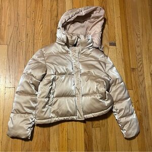 Forever 21 Light pink puffer jacket